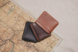Brown Minimalist Modern Flat Wallet